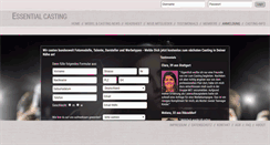 Desktop Screenshot of essential-casting.com